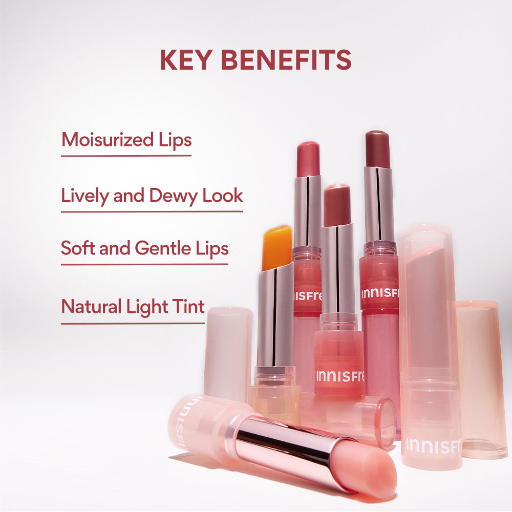 Innisfree Dewy Tint Lip Balm - Rose Brick
